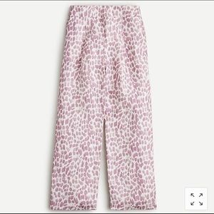 Giraffe print dress pants